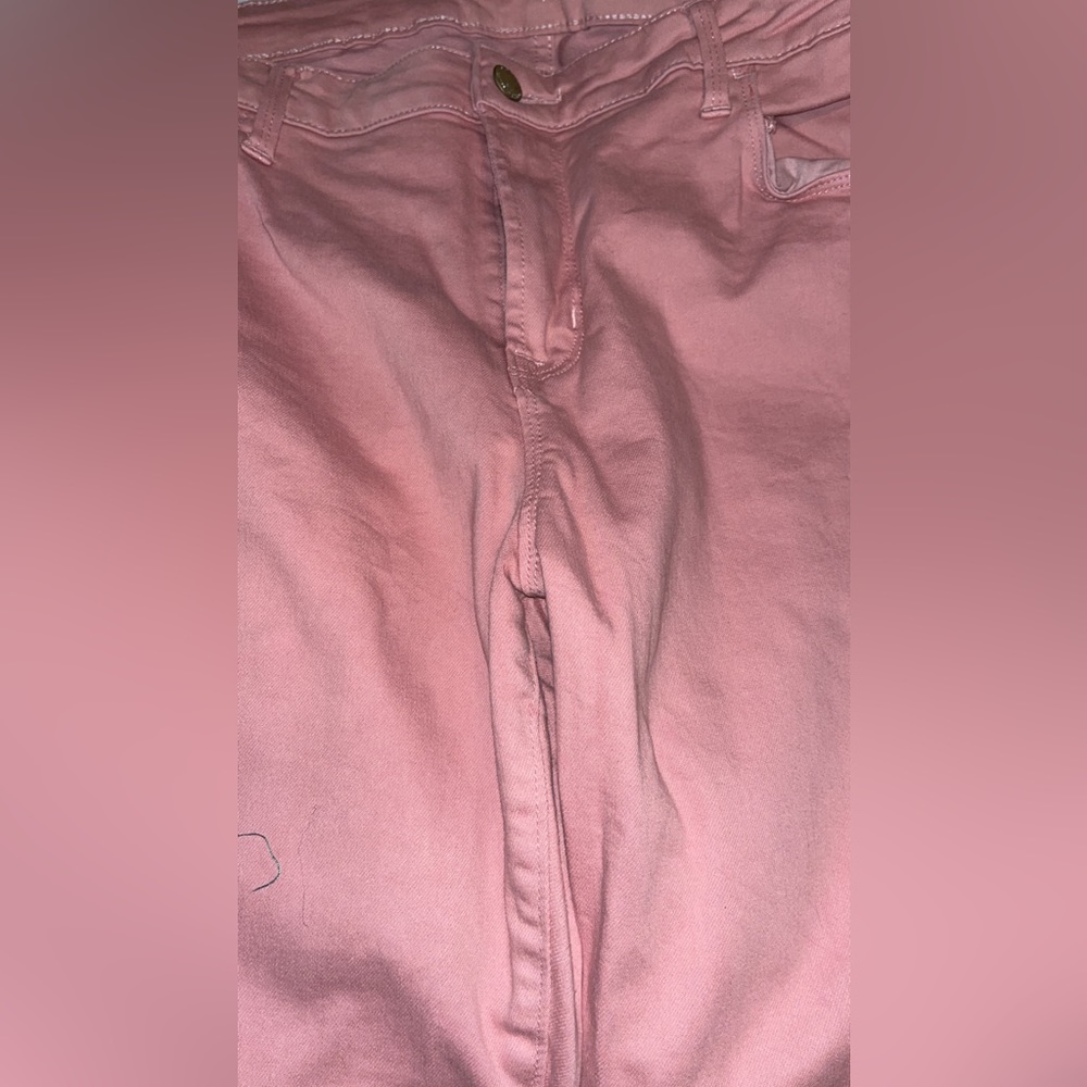 Pink Rockstar jeggings